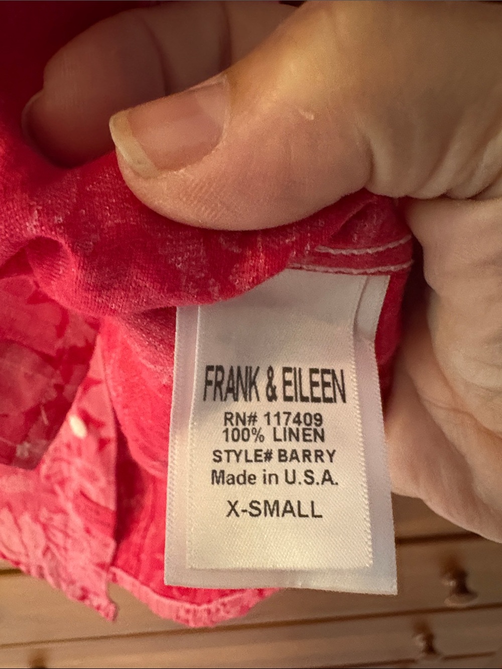 Frank & Eileen Pink Floral Barry Button-Down Shirt - Picture 7 of 7